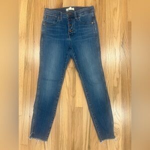 Madewell women’s high rise skinny jeans